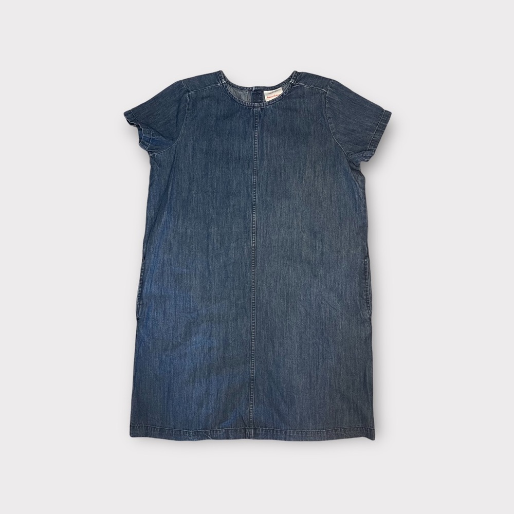Hanna Andersson Denim Shirt Pocket Dress